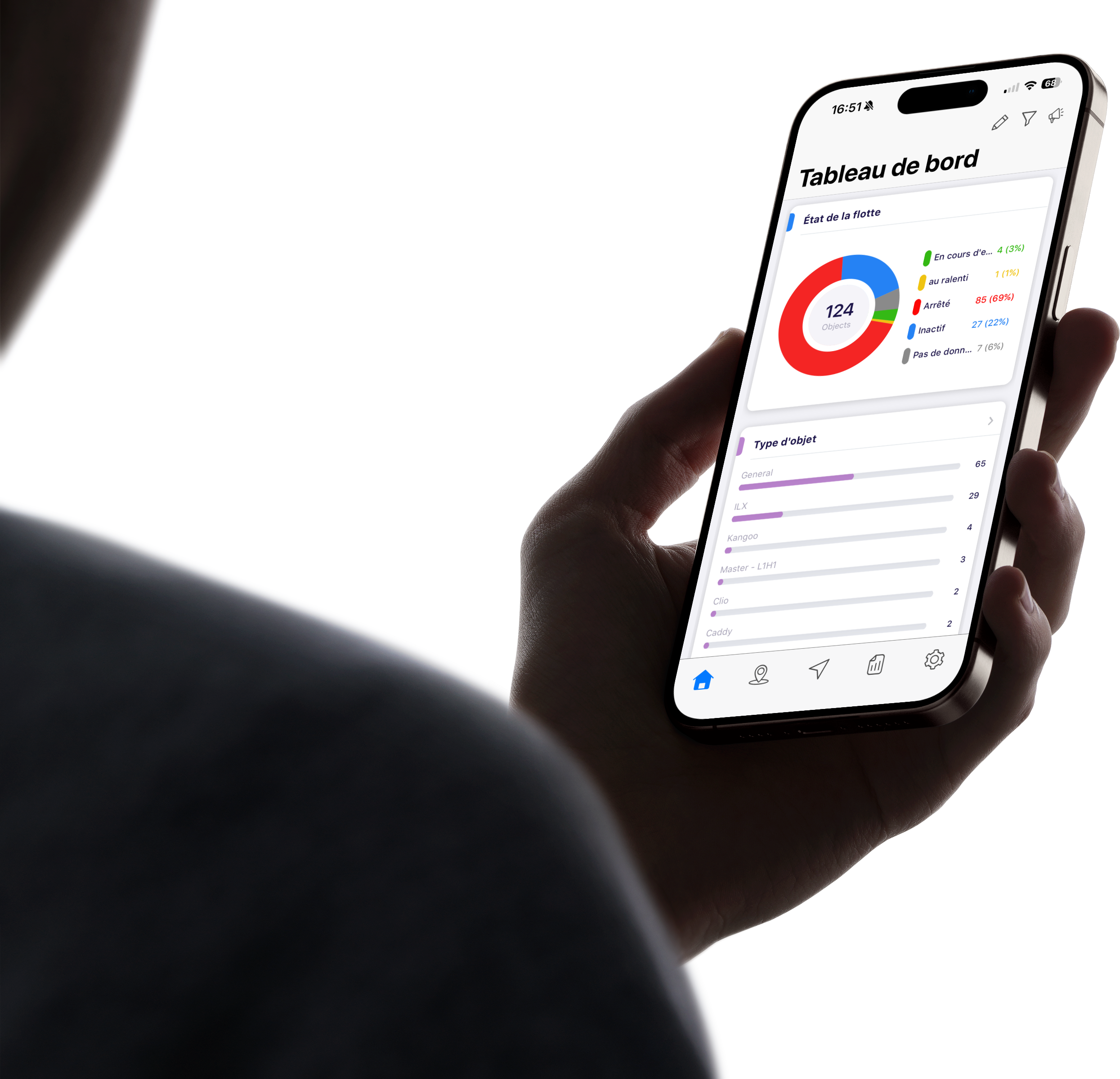 Gérer votre flotte en temps réel depuis l’application mobile Localiz’toi